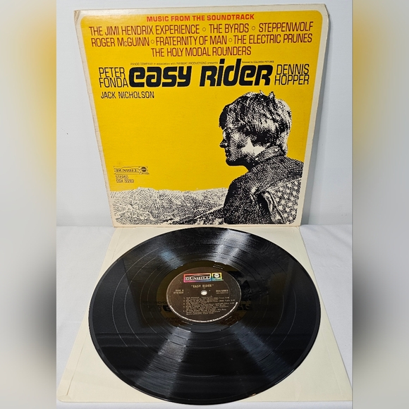 Easy Rider Soundtrack LP Vinyl Album Jimi Hendrix Peter Fonda Jack Nicholson ABC - Picture 1 of 14